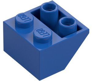 LEGO Koningsblauw Helling 2 x 2 (45°) Omgekeerd met platte afstandsring eronder (3660)