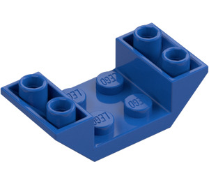 LEGO Royal Blue Slope 2 x 4 (45°) Double Inverted with Open Center (4871)