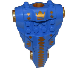 LEGO Royal Blue Torso for large articulated figure with Mathias pattern (47477)