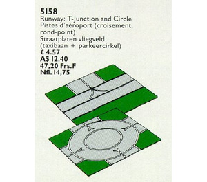 LEGO Runway T-Junction et Cercle Base Plates 5158