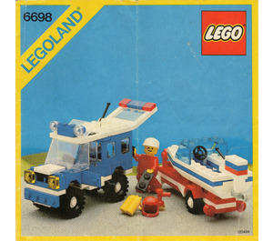 LEGO RV met Speedboat 6698 Instructions