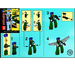 LEGO Ryo Walker (Plastikový sáček) 3886-1 Instrukce