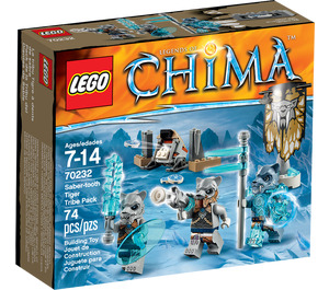 LEGO Saber-Tand Tijger Tribe Pack 70232 Packaging