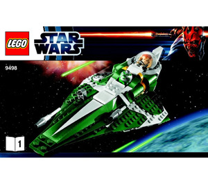 LEGO Saesee Tiin's Jedi Starfighter 9498 Instructies