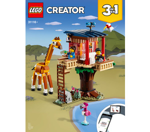 LEGO Safari Wildlife Tree House Set 31116 Instructions