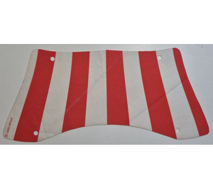 LEGO Sail Bottom with Red Stripes