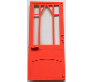 LEGO Salmon Scala Door Mullioned with Hinges