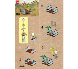 LEGO Sam Sinister et De bébé T 5914 Instructions