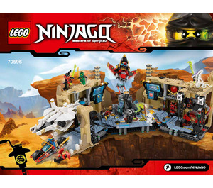 LEGO Samurai X Cave Chaos Set 70596 Instructions