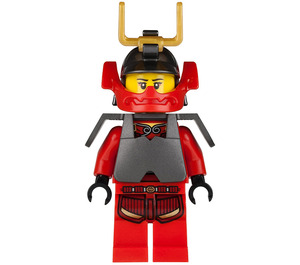 LEGO Samurai X (Nya) with Pearl Dark Gray Armor  Minifigure