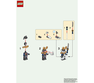 LEGO Samurai X 891843 Istruzioni