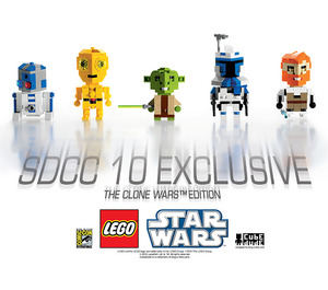 LEGO San Diego Comic Con 2010 Exclusive - CubeDude - The Clone Wars Edition COMCON012