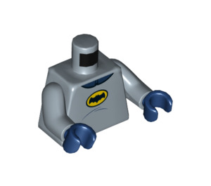 LEGO Sandblå Alfred Pennyworth med Classic Batsuit Minifig Torso (973 / 76382)