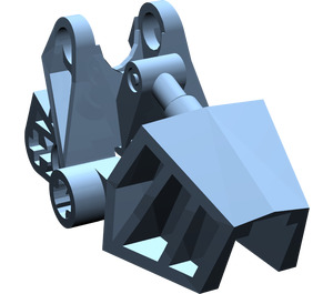 LEGO Bleu sable Bionicle Toa Foot avec Rotule (Sommets arrondis) (32475)