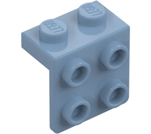 LEGO Sand Blue Bracket 1 x 2 with 2 x 2 (21712 / 44728)