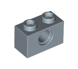 LEGO Sand Blue Brick 1 x 2 with Hole (3700)