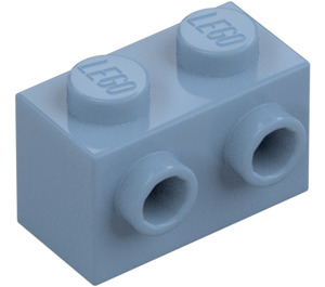 LEGO Sand Blue Brick 1 x 2 with Studs on One Side (11211)