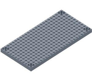 LEGO Sand Blue Brick 12 x 24 with Four Pins (47116)
