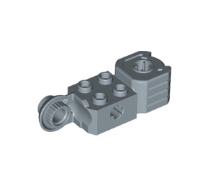 레고 샌드 블루 벽돌 2 x 2 ~와 함께 차축 구멍, 수직의 돌쩌귀 Joint, 그리고 Fist (47431)