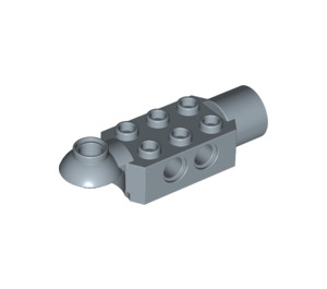 LEGO Sandblau Backstein 2 x 3 mit Horizontal Scharnier und Socket (47454)