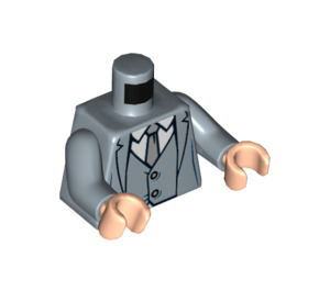 LEGO Zandblauw Bruce Wayne Torso (973 / 76382)