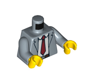 LEGO Pískově modrá Detective Ace Brickman Minifigurka Trup (973 / 76382)