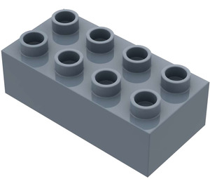 LEGO Sandblau Duplo Backstein 2 x 4 (3011 / 31459)