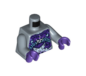 LEGO Sand Blue Gargoyle Minifig Torso (973 / 76382)