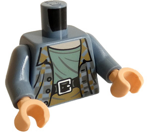 LEGO Pískově modrá Harry Potter Minifigurka Trup (973 / 76382)