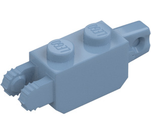 LEGO Sand Blue Hinge Brick 1 x 2 Vertical Locking Double (30386 / 39893)