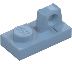 LEGO Zandblauw Scharnier Plaat 1 x 2 Vergrendelings met Single Finger aan Top (30383 / 53922)