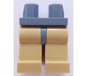 LEGO Sand Blue Minifigure Hips with Tan Legs (3815 / 73200)