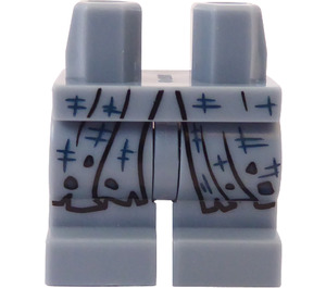 LEGO Sand Blue Minifigure Medium Legs with Moaning Myrtle Robes (37364)