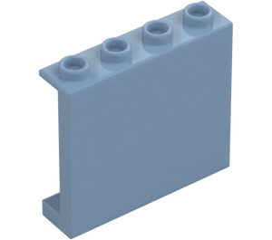 LEGO Blu sabbiato Pannello 1 x 4 x 3 con supporti laterali, bottoncini cavi (35323 / 60581)