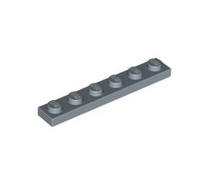 LEGO Sand Blue Plate 1 x 6 (3666)