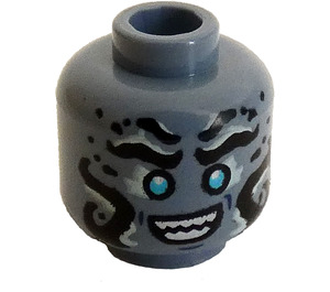 LEGO Sand Blue Prince Benthomaar Head (Recessed Solid Stud) (3626 / 78084)