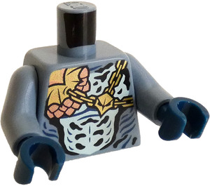 LEGO Sandblå Prince Benthomaar Torso (973 / 76382)