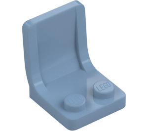 LEGO Sand Blue Seat 2 x 2 without Sprue Mark (4079)