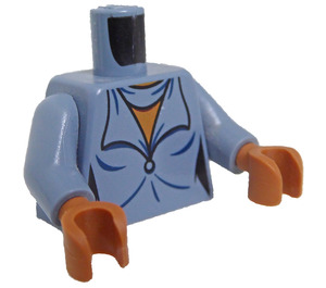 LEGO Sandblau Seraphina Picquery Minifigur Torso (973 / 76382)