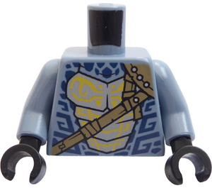 LEGO Sand Blue Serpentine Torso (973 / 76382)