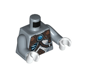 LEGO Sand Blue Sirox Minifig Torso (973 / 76382)