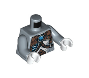 LEGO Sandblå Sirox Minifig Torso (973 / 76382)