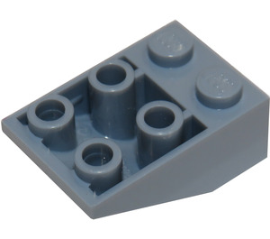 LEGO Bleu Sable Pente 2 x 3 (25°) Inversé sans raccords entre les tenons (3747)