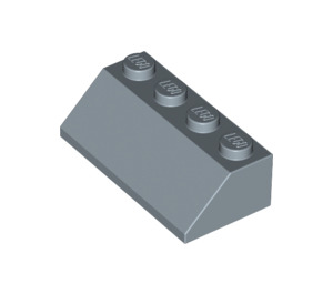 LEGO Bleu sable Pente 2 x 4 (45°) avec surface rugueuse (3037)