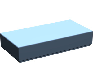 LEGO Sand Blue Tile 1 x 2 (undetermined type - to be deleted)