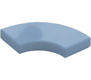 LEGO Sand Blue Tile 2 x 2 Curved Corner (27925)