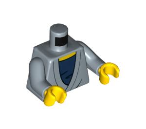 LEGO Zandblauw Torso met Robe over Dark Blauw Trui (973 / 76382)