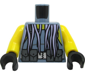 LEGO Zandblauw Torso met Scuba Vest (973 / 76382)