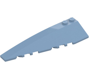 LEGO Sand Blue Wedge 10 x 3 x 1 Double Rounded Left (50955)