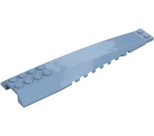 LEGO Blu sabbiato Cuneo 4 x 16 Triplo Curvo (45301 / 89680)